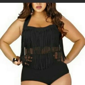 💕 Fringe Bikini Top